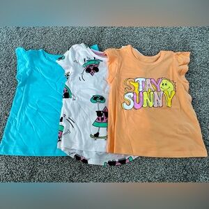 Amazon Essentials Girls' Short-Sleeve T-Shirt Tops - Size 2T - New Without Tags